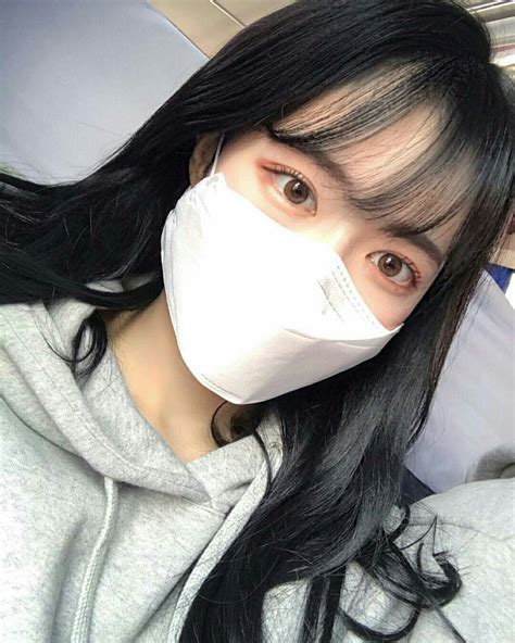 korean girl with mask